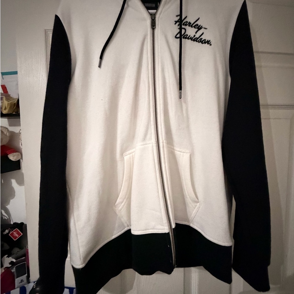 Harley-Davidson Monochrome Zip-Up Jacket